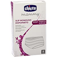 Los mejores  - Chicco Mammy Braguitas premamá- (Blanco 00001138100000)- One Size (Tamaño del fabricante:Única) (Pack de 4) Mujer